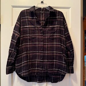 Madewell flannel button up